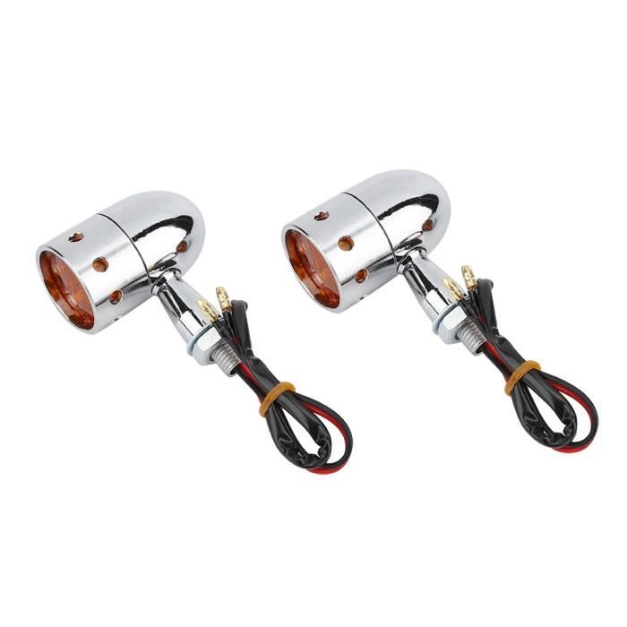 Relais Clignotant LED Moto 12V - Avec Beeper Intégré - Pour Feux Clignotants Bleus, Installation Facile 2 Broches - 4