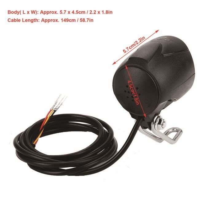 Phare LED Pour Vélo Ou Scooter - Kit Conversion étanche, Aluminium, 12V/24V