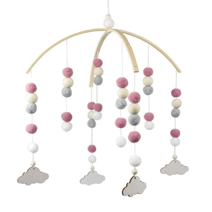 Lit De Bebe Mobile De Plafond En Bois Pour Le Decor De Chambre De Lit De Garcon Et De Filles X8063 Cdiscount