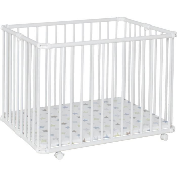 Geuther Parc Pliable Lucilee Plus En Hetre Massif Blanc 76 X 97 Cm Etoiles Cdiscount Puericulture Eveil Bebe