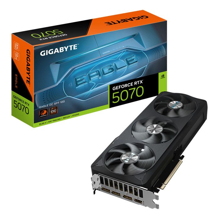 GIGABYTE GeForce RTX 5070 EAGLE OC Scheda Grafica 12GB GDDR7 PCI-E 5.0 2587MHz