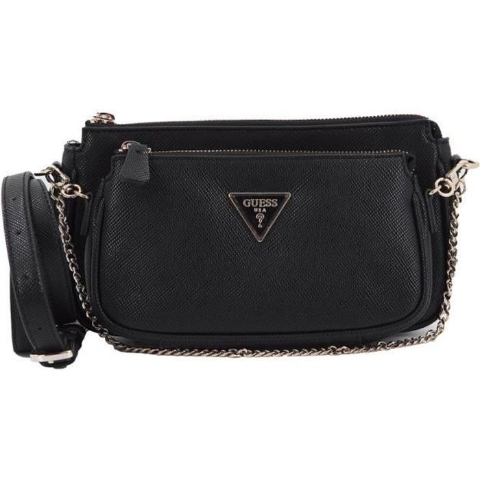 Sac a main Femme Guess 134925 Noir Cdiscount Bagagerie Maroquinerie