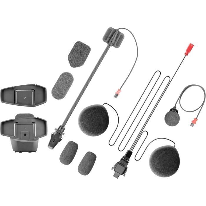 Kit Fixation GoPro / Caméra Pour Casque Moto HJC C10 - Lot De 2 Supports En ABS - Installation Sans Outil - 11