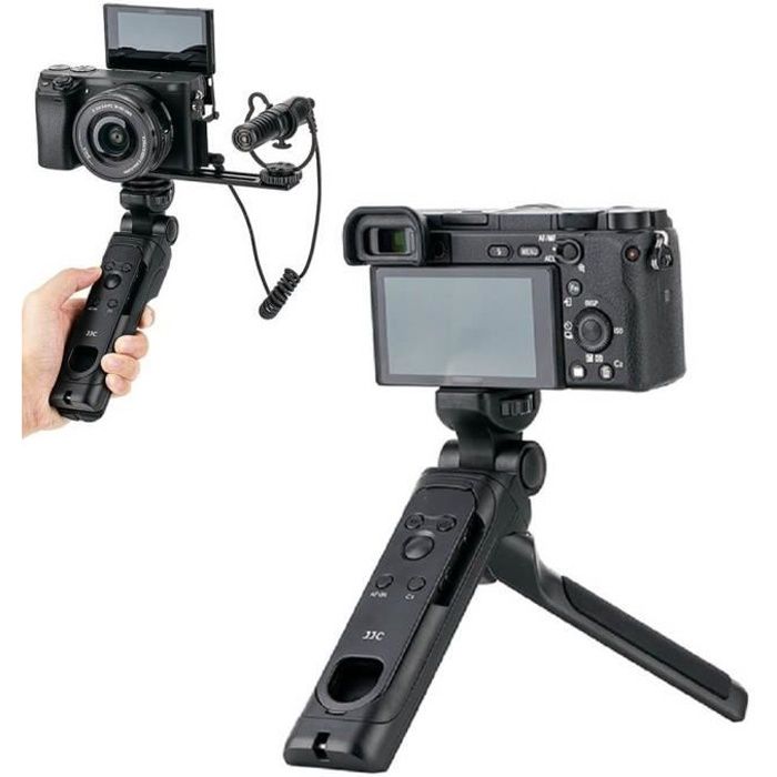 Poignée Grip 2 en 1 JJC TP-S1 avec télécommande sans fil pour Appareil photo Sony a9, a7, a6400,…