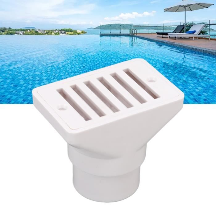 Drain De Fond Pour Piscine Creusée - Buse De Remplacement En ABS - Filetage Mâle ~5.7cm, Hauteur 6.4cm