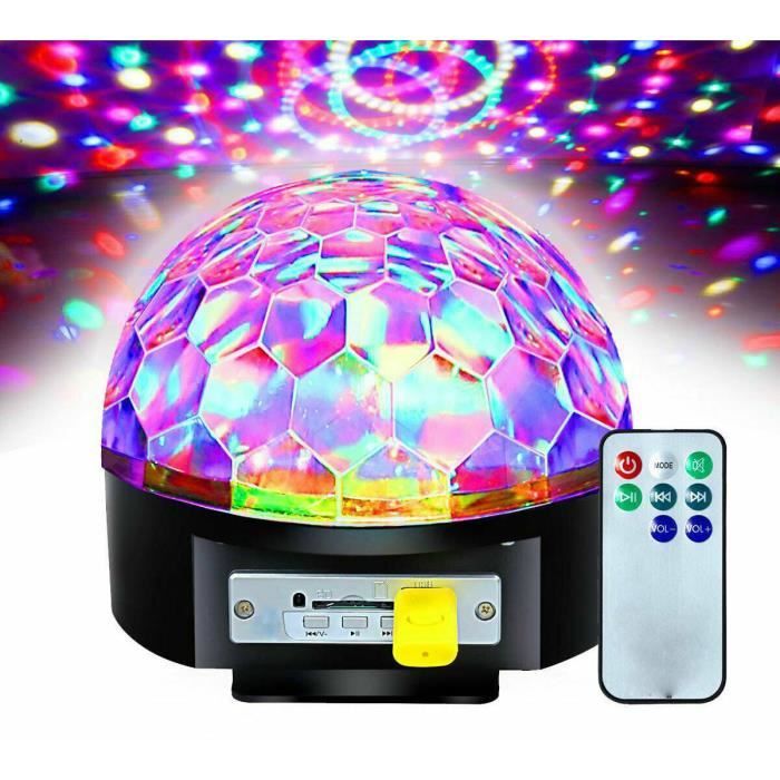 Grande lampe de disco à télécommande de projecteur d'USB de lecteur mp3  d'UE allumant le parti LED - Cdiscount TV Son Photo