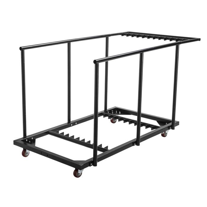Chariot pour tables de réception pliantes