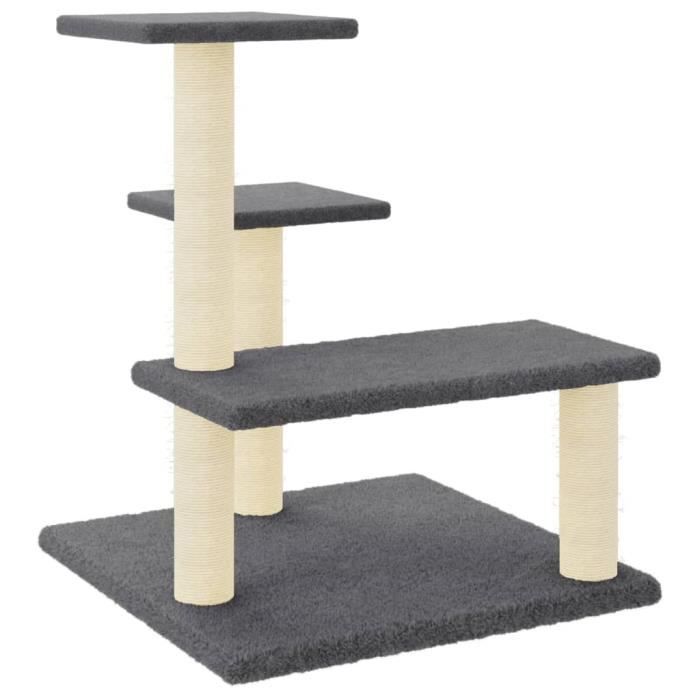 Meilleurs prix pour Arbre à chat - MOTHINESSTO - YY12714 - Gris foncé - Bois d'ingénierie - 61 cm