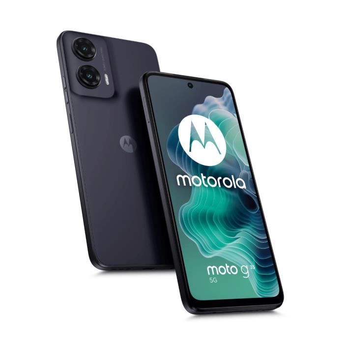 Motorola Moto G35 5G 4 Go/128 Go Noir (Midnight Black) Double SIM