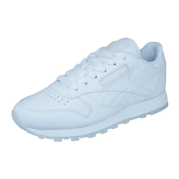 reebok classic cuir blanc