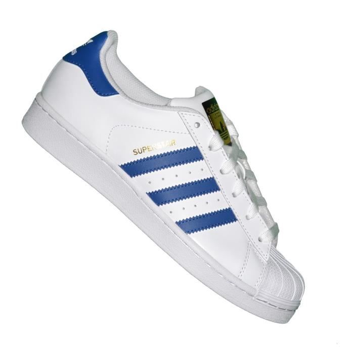 adidas superstar bande bleu