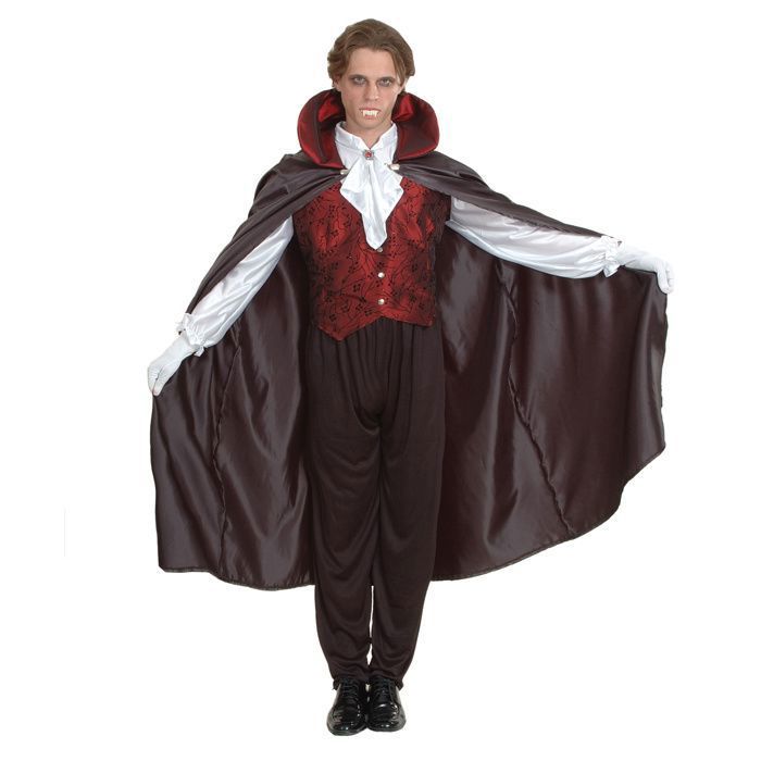 Cape D'Halloween Noire Avec Capuche Et Cache-Œil - Costume Vampire Unisexe 180 Cm, Parfait Pour Cosplay Médiéval Et Soirée Mystérieuse