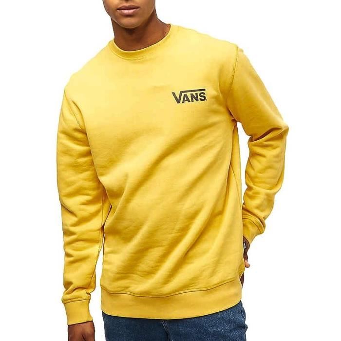 sweat vans jaune homme