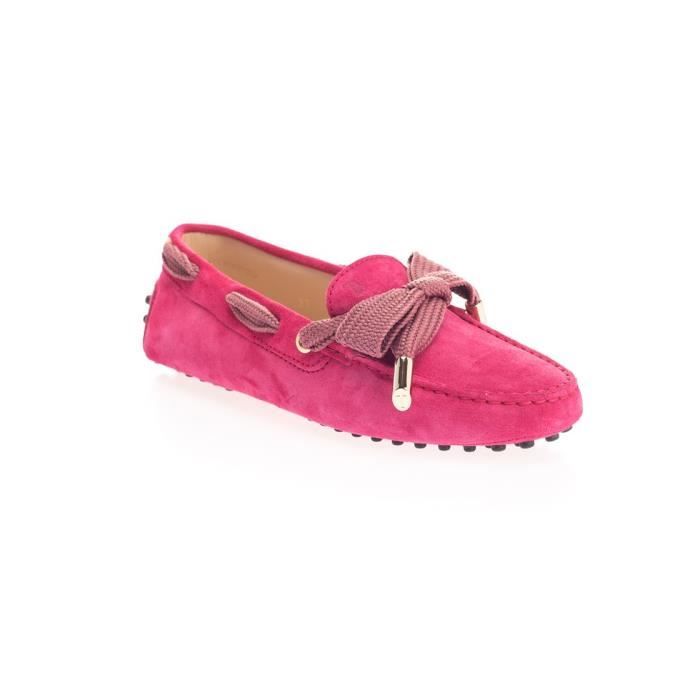 mocassin rose femme