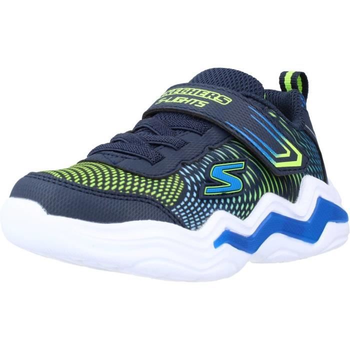 Skechers Basket - SKECHERS - 113137 - Bleu - Garçon - Scratch