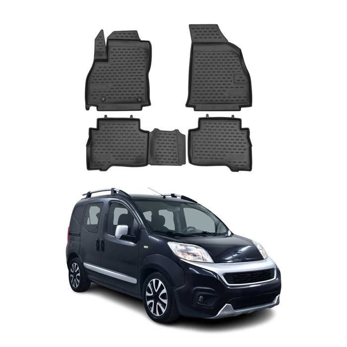 Tapis De Coffre Caoutchouc 3D Pour Hummer H3 2006-2010 - Marque OMAC, Noir, Neuf