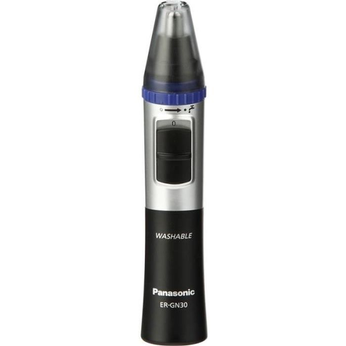 Tondeuse De Précision Panasonic ER-GN12-K - Pour Poils De Nez, Oreilles, Sourcils, Sans Fil, Noire, Neuve