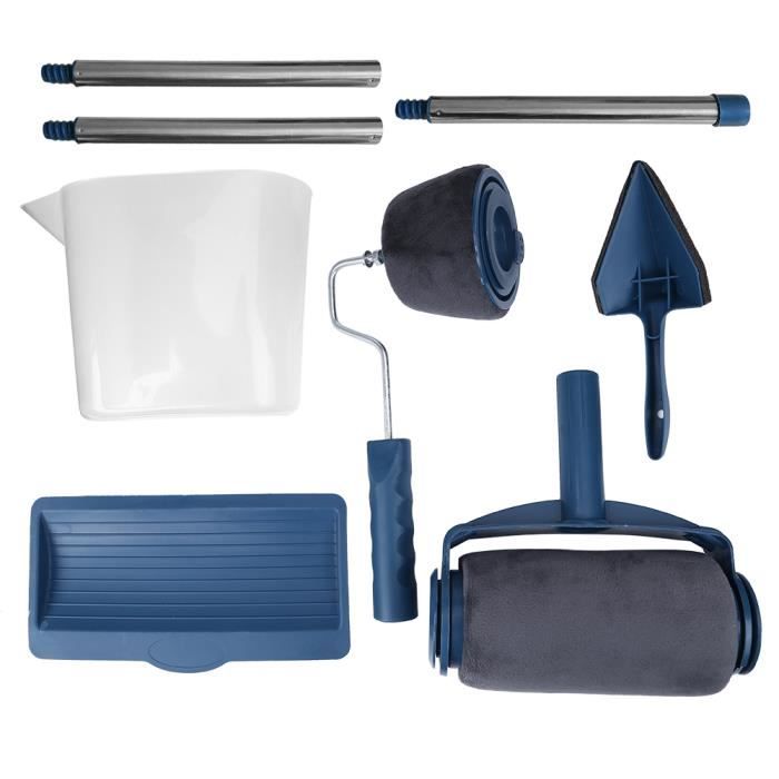 8pcs Set Paint Roller Runner Pro Peinture Dont Les Rouleaux Kit Outils