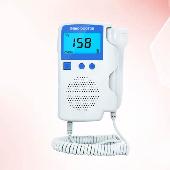 1 Moniteur Cardiaque Stéthoscope Doppler Foetal Pc 3.0 Mhz Enceinte Pour  Nourrisson Baby Phone - Ecoute Bebe - Cdiscount Puériculture & Eveil Bébé