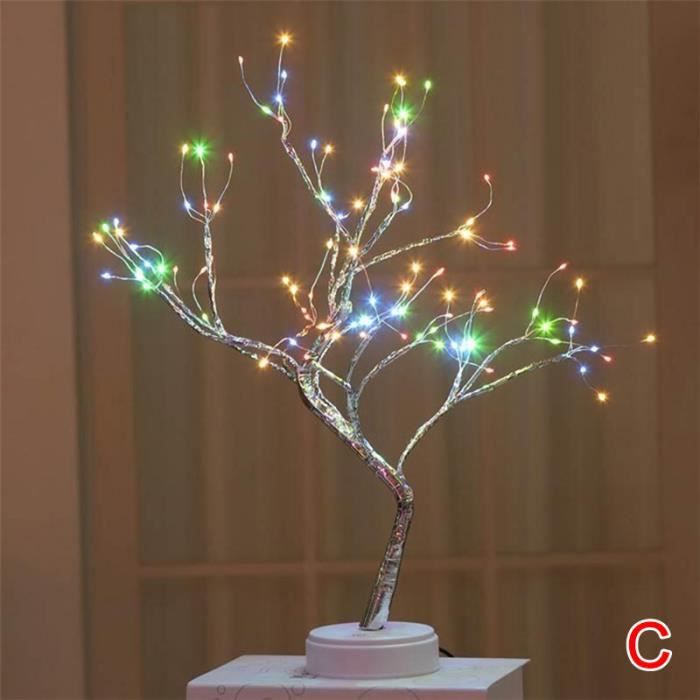 Élégant nouveau arbre de noël lumineux bonsai style multi couleur avec led 64 Élégant nouveau arbre de noël lumineux bonsai style multi couleur avec led 64
