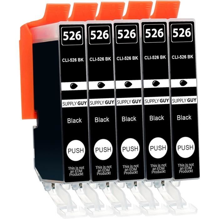 CANON Pack de 5 Cartouches compatibles PGI525 / CLI526