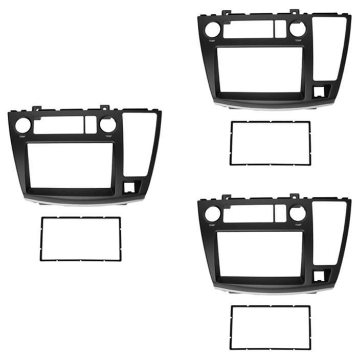 Façade Autoradio 2 DIN Pour Peugeot 206 (2002-2010) - Cadre De Remplacement En ABS 23 Cm
