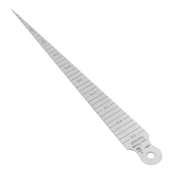 Jauge De Soudure Conique En Acier Inox - Set De 4 Pièces Pour Mesurer Trous Et Espaces (1-29mm)