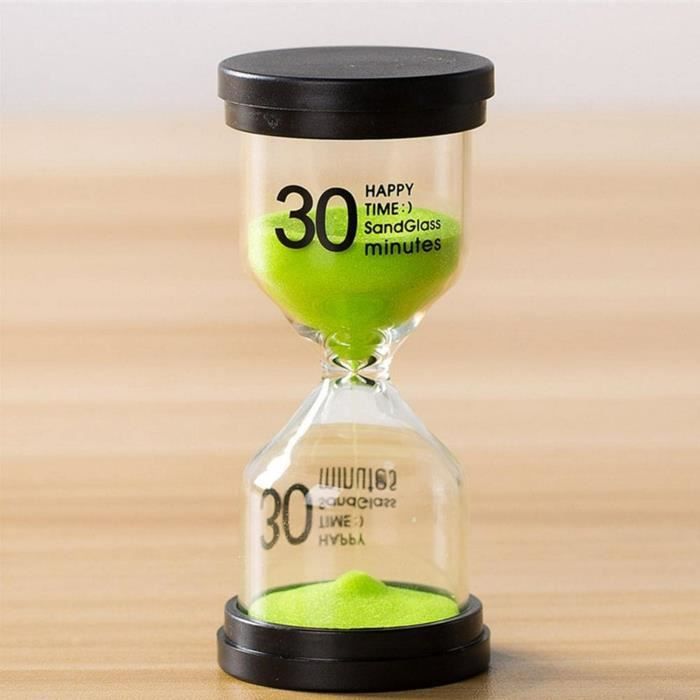 Sablier,Green-60 minutes--Mini sablier créatif pour enfants, bricolage, nettoyage des dents