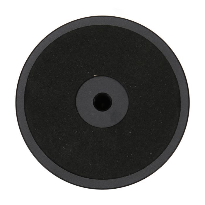 Stabilisateur De Disque Vinyle Pour Platine LP - Aluminium, Niveau à Bulle, Trou Broche 7 Mm - Améliore La Qualité Sonore - 5