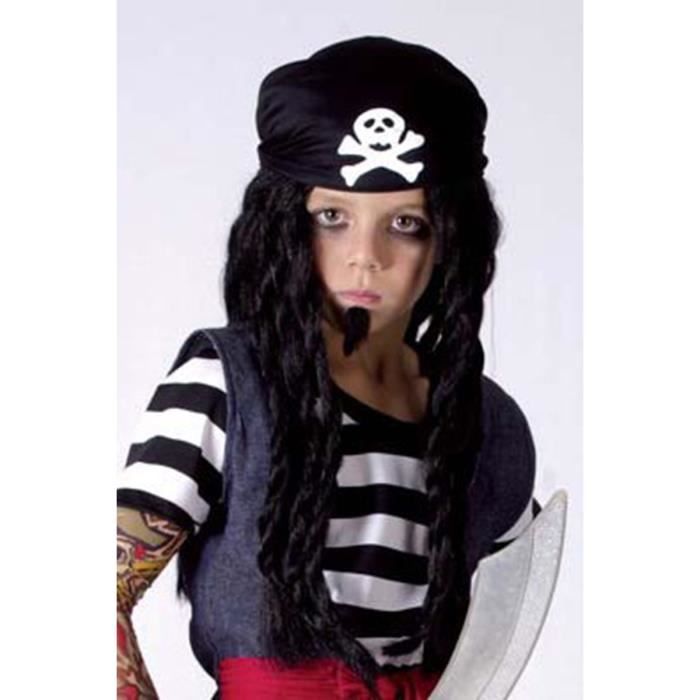 perruque pirate enfant