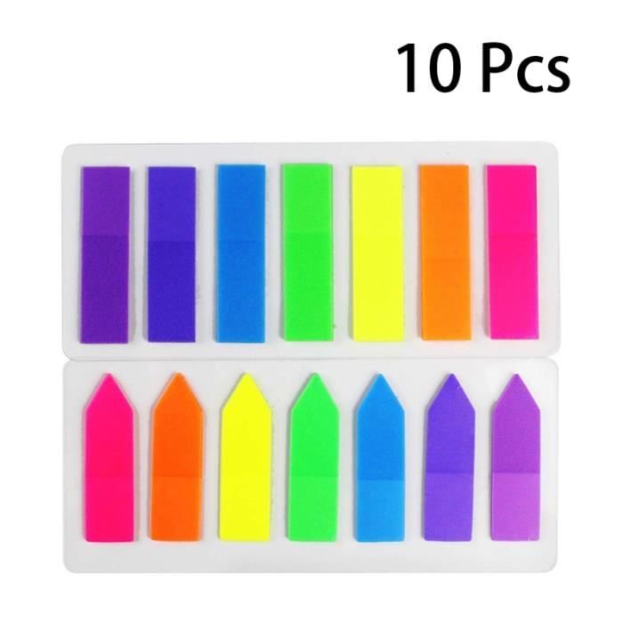 Ymapinc Lot De 480 Onglets Adhésifs Blancs PET – Marqueurs De Pages, Index Repositionnables Pour Livres, Carnets, Fichiers Et Plannings