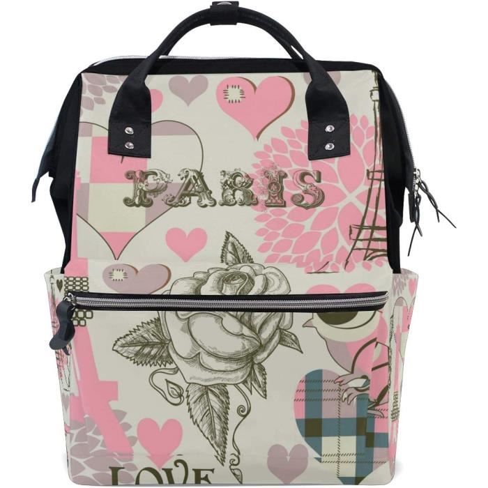 Sac Vintage Popples En Toile Rose – Rare Et Trop Mignon