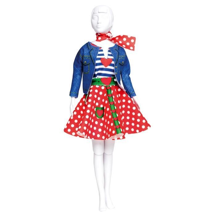 Kit Couture Vervaco Outfit Lucy Polka Dots - Pour Poupée 29cm Kit Couture Vervaco Outfit Lucy Polka Dots - Pour Poupée 29cm