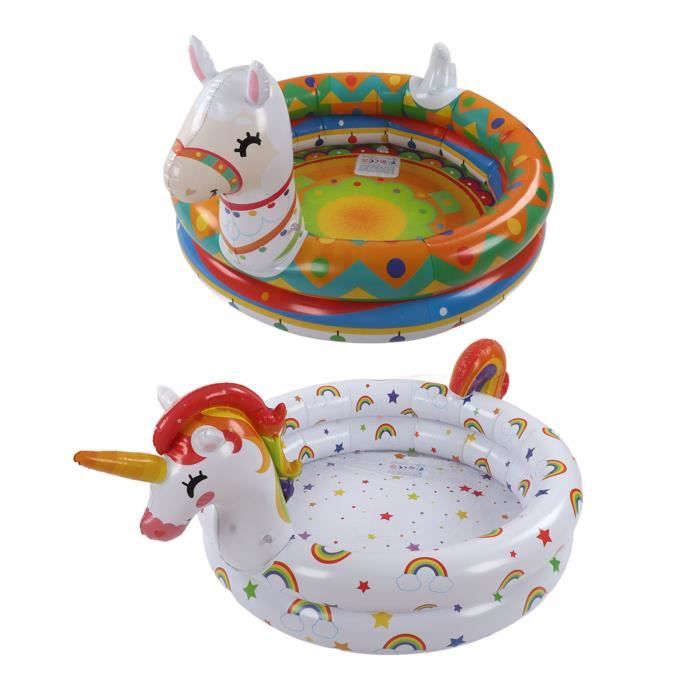 Lot De 2 Bouées De Piscine – Licorne Et Flamant Rose – Gonflables 107 Cm, Appui-tête, Pour Enfants Et Adultes
