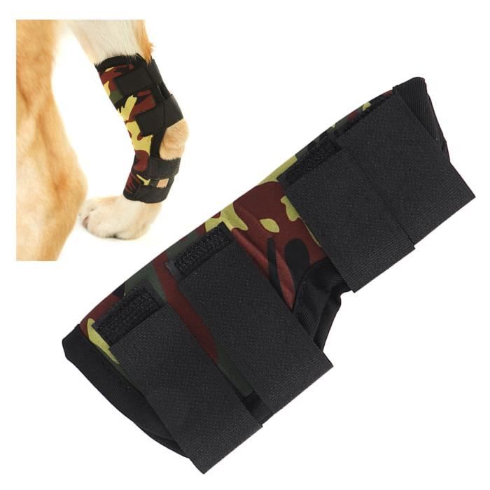 Comparer les prix de Genouillère pour Chien - V GEBY - Noir - Protège les plaies et soutient en cas d'arthrite - Réglable