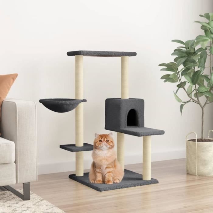 vidaXL Arbre à chat avec griffoirs en sisal 95 cm - vue 2