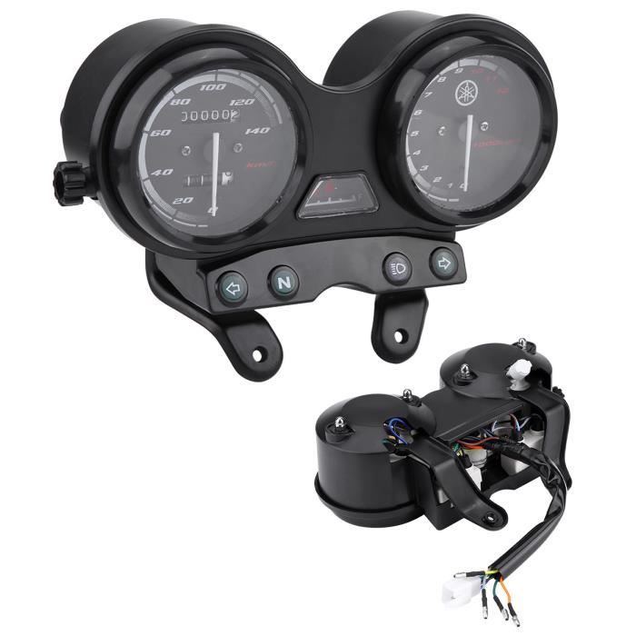 Compteur kilométrique moto DC 12V Moto Moto 12000RPM Compteur kilométrique LCD Fit pour YBR 125