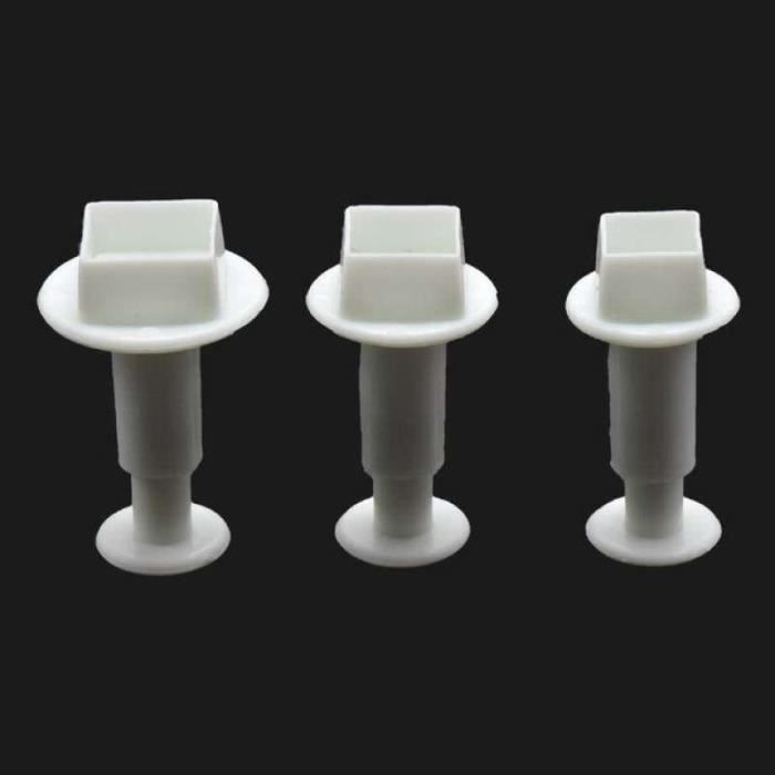 Moules à Pâtisserie En Mousse En Forme De Cœur - 3 Pièces - Pour Entraînement Décoration Gâteaux, Mariage, événements