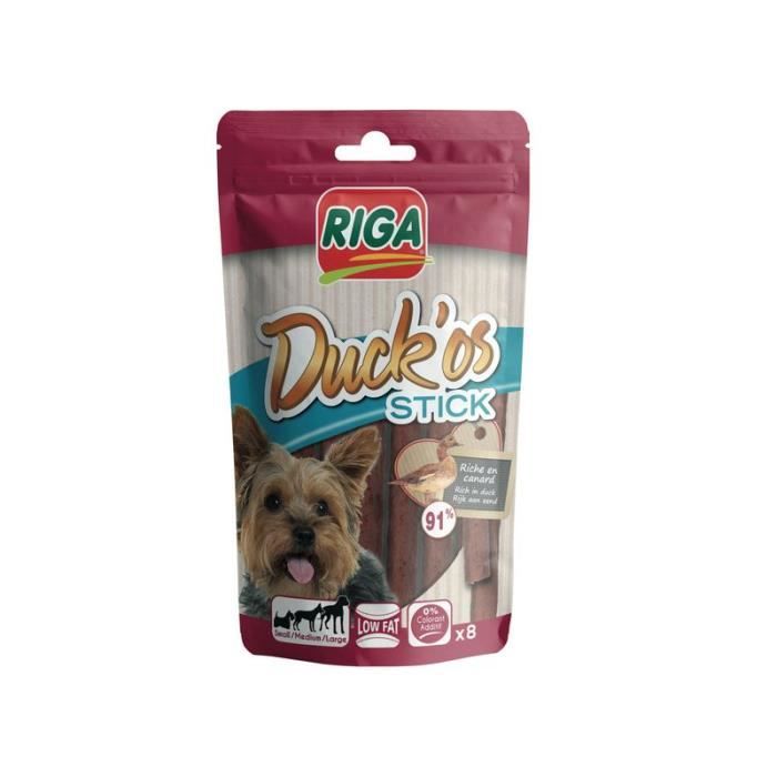 Meilleurs prix pour RIGA Sticki'os Nourriture séché pour chien - 8 x 70g