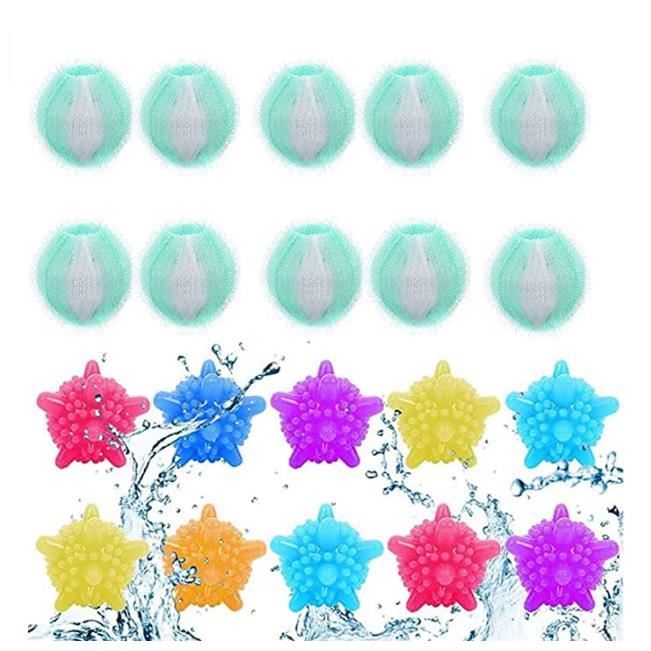 Boule Anti Poils Machine A Laver, Attrape-Poils Pour Animaux De