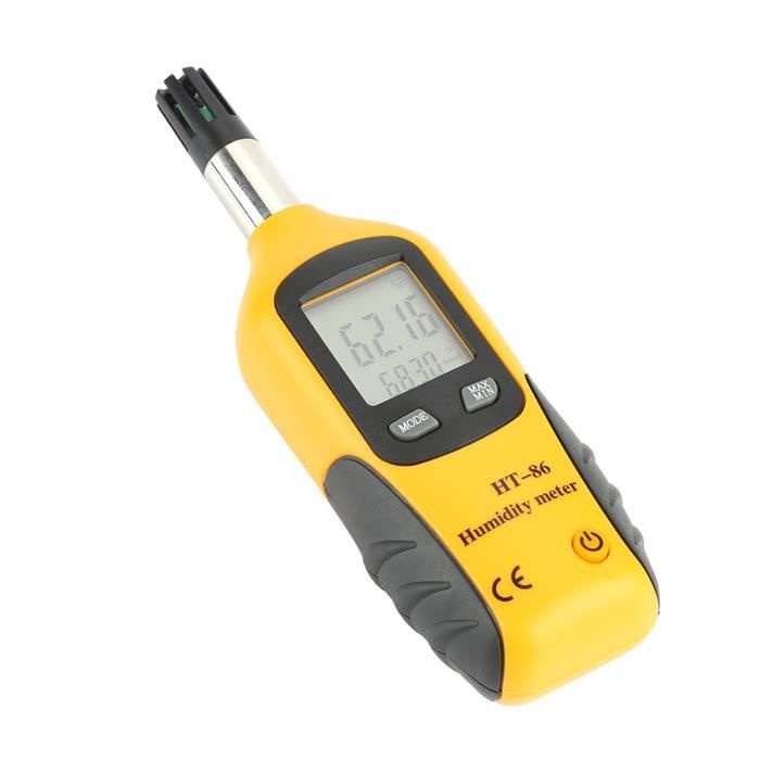 Shipenophy Compteur d'humidité de température numérique PM6508