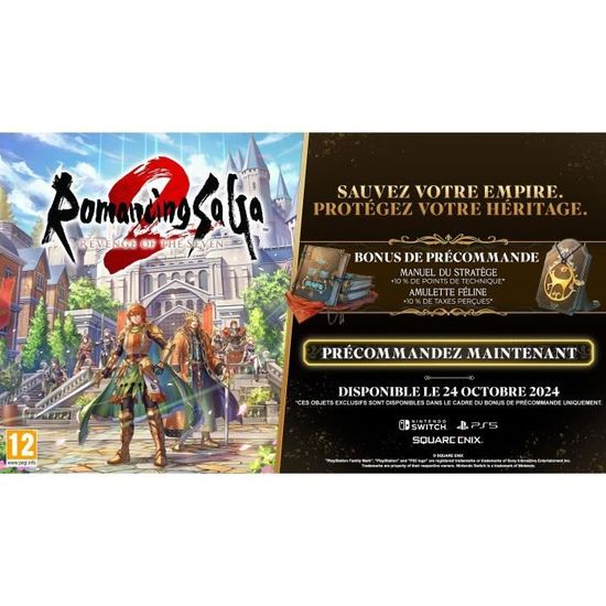 Romancing Saga 2 Revenge Of The Seven | Occasion sur PS5, tous les jeux vidéo PS5 sont chez