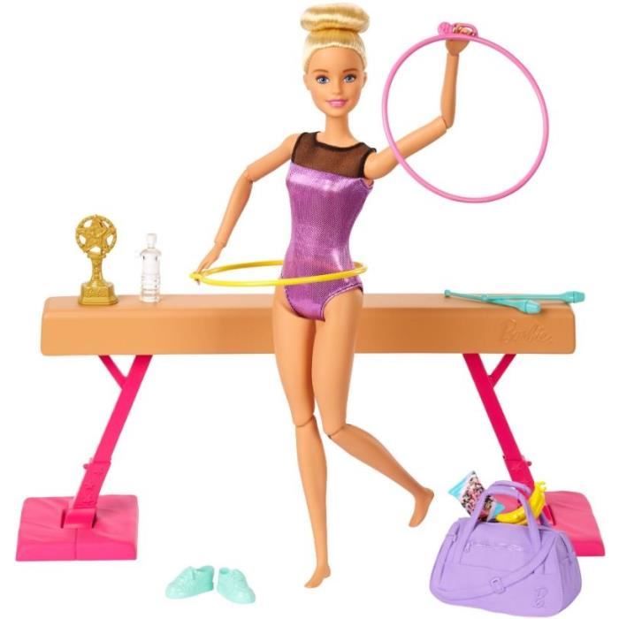 BARBIE Coffret Barbie Térésa Gymnastique pas cher 