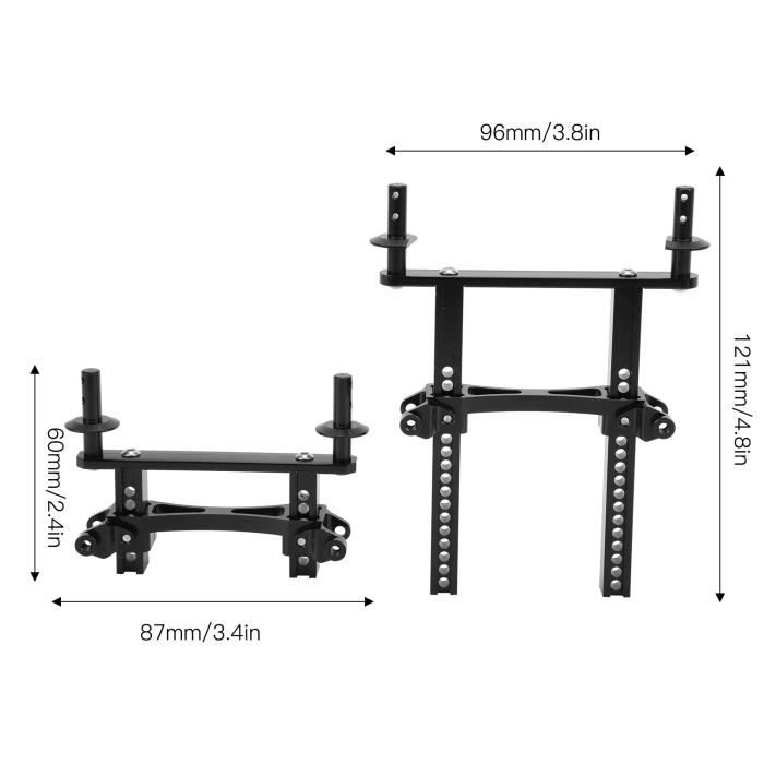 Poste de corps magnétique RC, colonne de coque RC aimant fort en aluminium, 4 pièces montage facile pour amélioration de Poste de corps magnétique RC, colonne de coque RC aimant fort en aluminium, 4 pièces montage facile pour amélioration de