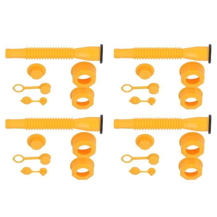 3 Verseurs De Bidon D'Essence Avec Kit De Remplacement Bec - Adapté Bidons 1/2/5/10 Gallons Avec Foret 8mm