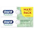 Oral-B Dentifrice PureActiv Soin Essentiel Lot de 2 x 75ml-2