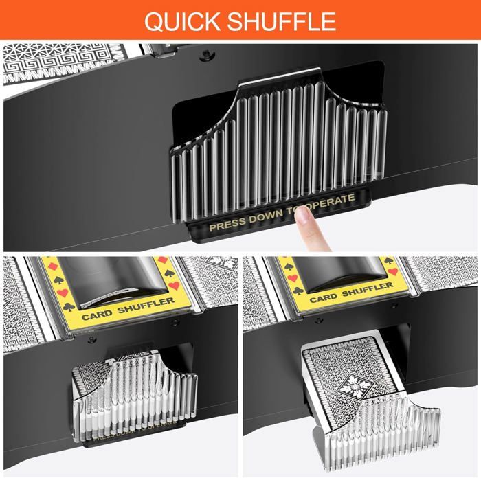 Mélangeur Cartes ShuffleBox S1 - Automatique, Rechargeable USB-C | Silencieux, Anti-Bourrage