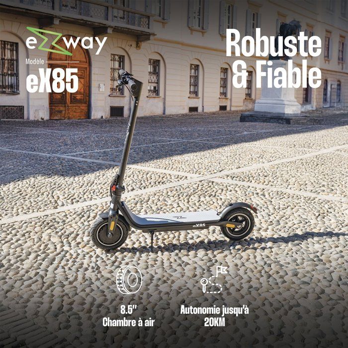 Trottinette électrique EZWAY - EX85 - 300 W - Roues 8,5