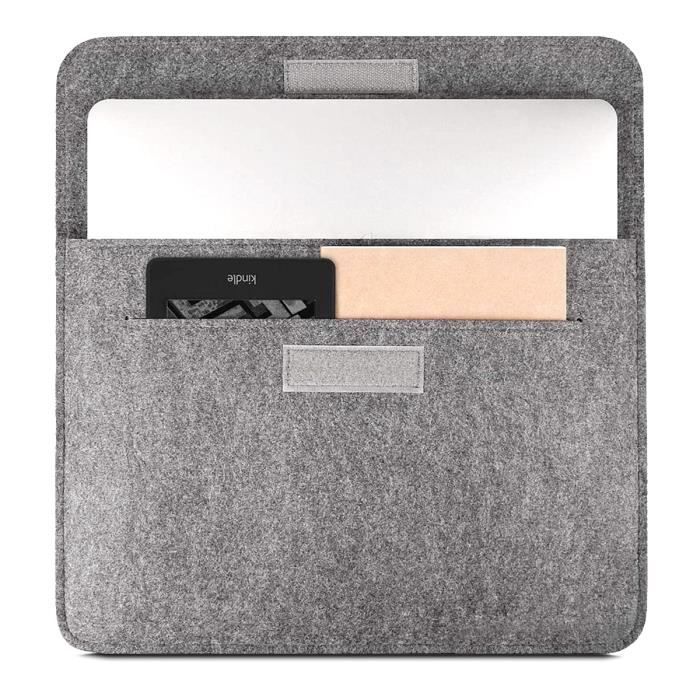 Sacoche Etui pochette en Feutre avec Pochette S Gris pour ordinateur Portable Dell XPS 13 Cdiscount Informatique