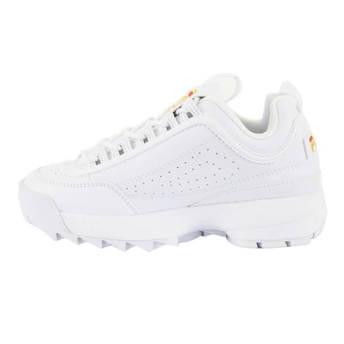 Fila Disruptor Calabrone Low WMN Blanc Cdiscount Chaussures